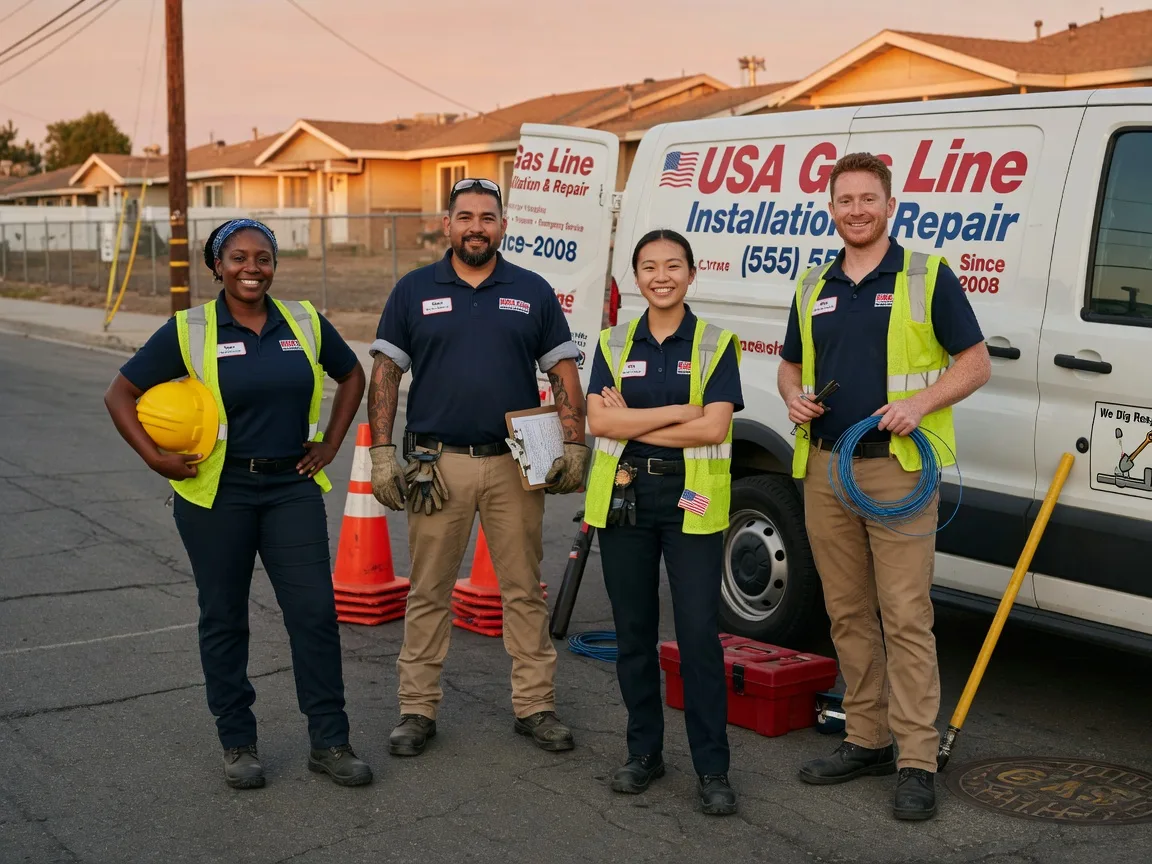 Gas Line Installation company in Leeds, ND